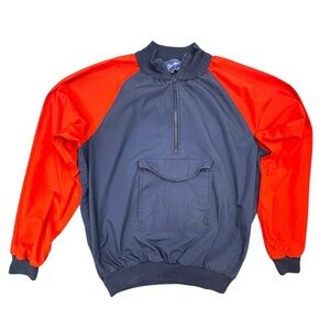 Powdershirt- Vintage 1/2 zip Kangaroo pouch pullover-‎ XL- 80’s Awesome!!